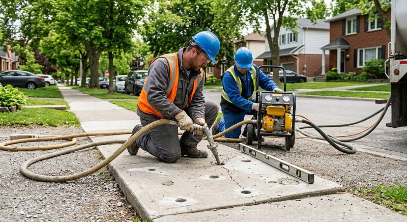 Sidewalk Leveling in West Des Moines, IA