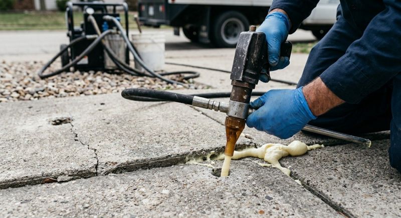 Concrete Leveling in West Des Moines, IA