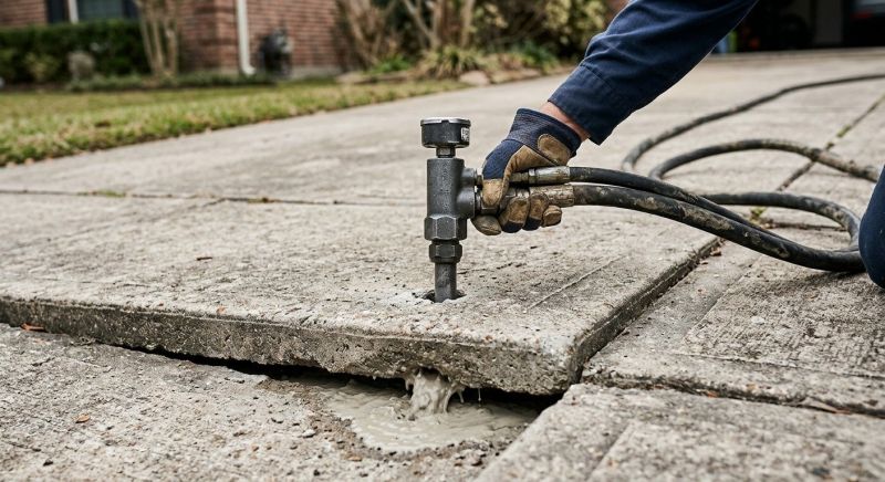 Driveway Slab Lifting in Des Moines, IA