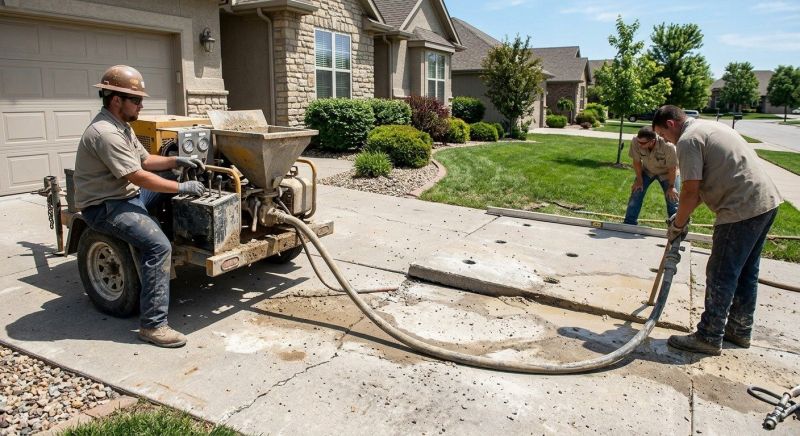 Driveway Slab Lifting in San Antonio, TX