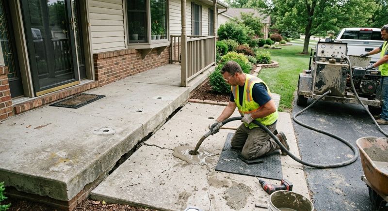 Slab Leveling in Des Moines, IA
