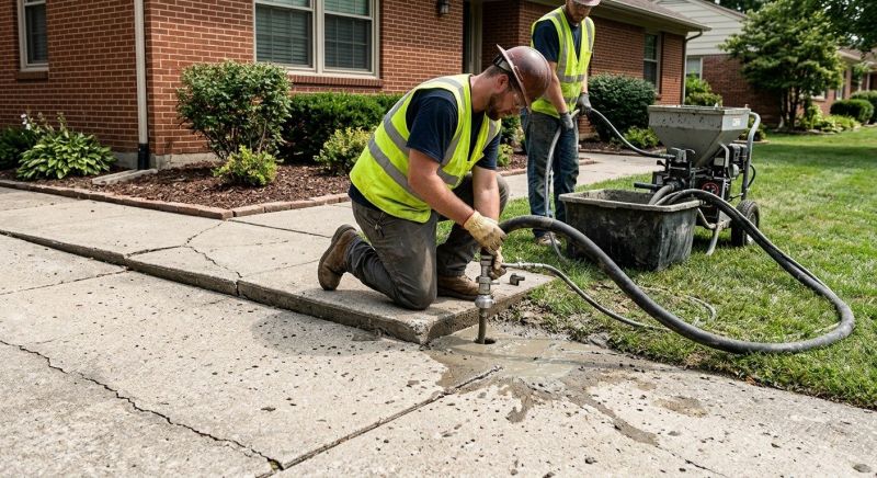 Sunken Sidewalk Repair in Denver, CO